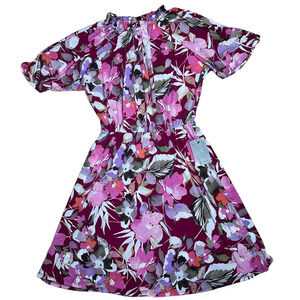 Maggy London Floral‎ Dress Size 2 NWT Berry Pink